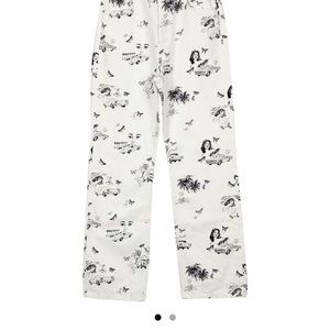 Reformation print jeans